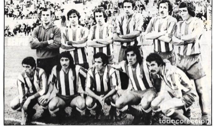 Collezionismo sportivo: ATL&Eacute;TICO DE MADRID: Gran recorte de un equipo de la temporada 1974-75