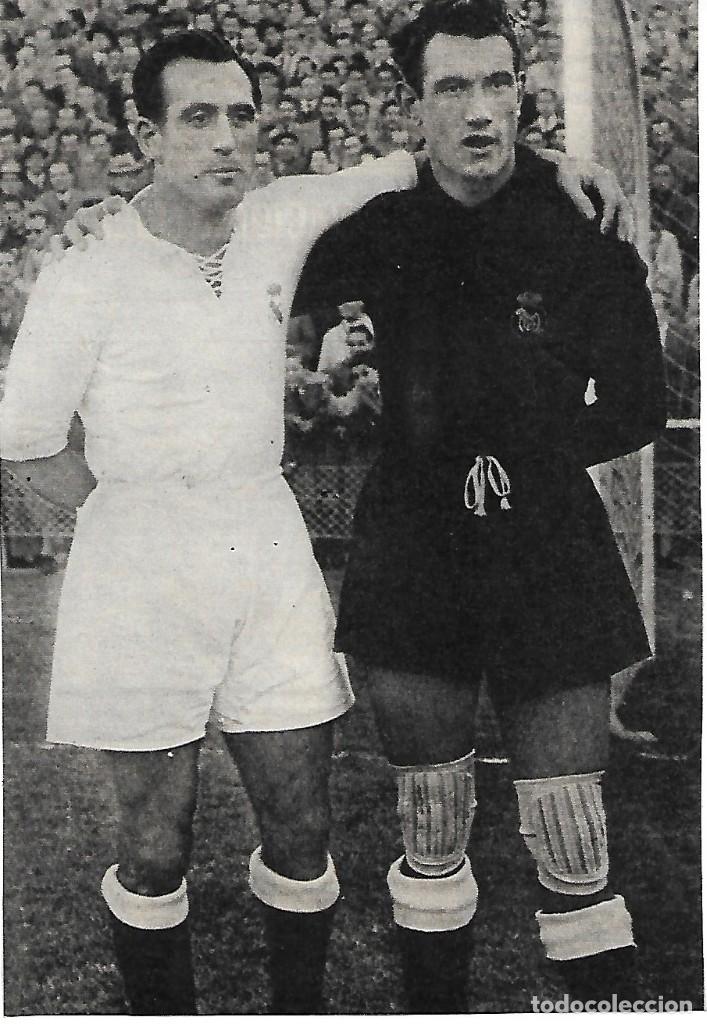 Collezionismo sportivo: REAL MADRID: Gran recorte de los hermanos GABRIEL y JUANITO ALONSO