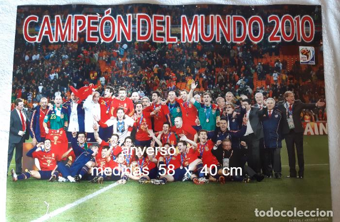 Collectionnisme sportif: Cartel Espa&ntilde;a campeona del Mundo