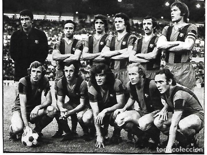 Coleccionismo deportivo: BAR&Ccedil;A: Recorte de un equipo de 1975 - Foto 1