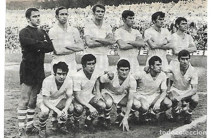 Collezionismo sportivo: REAL CLUB CELTA DE VIGO: Recorte de un equipo de 1974