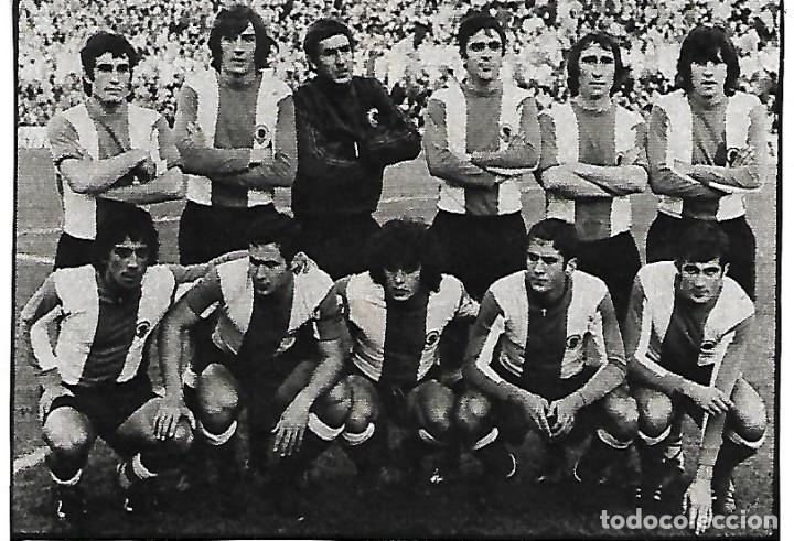 Collezionismo sportivo: H&Eacute;RCULES DE ALICANTE: Recorte de un equipo de 1975
