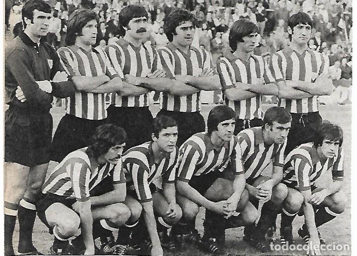 Collezionismo sportivo: ATHLETIC DE BILBAO: Recorte de un equipo de 1975