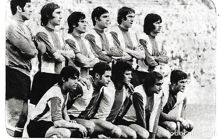 Collezionismo sportivo: H&Eacute;RCULES DE ALICANTE: Recorte de un equipo de 1975