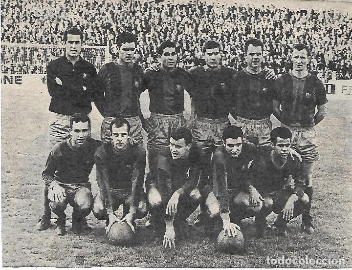 Collezionismo sportivo: BAR&Ccedil;A: Recorte de un equipo de la temporada 65-66