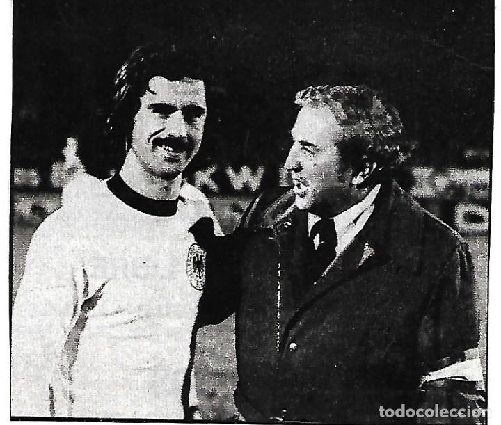 Collezionismo sportivo: SELECCI&Oacute;N DE F&Uacute;TBOL DE ALEMANIA ( RFA ): Recorte de Torpedo MULLER. 1970
