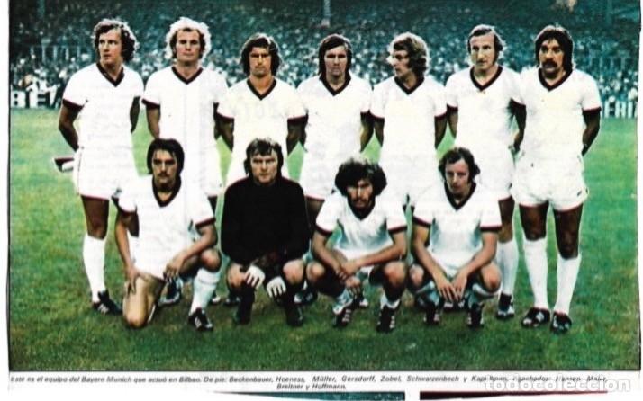 Collezionismo sportivo: BAYERN MUNICH ( MUNCHEN ): Gran recorte de un equipo de la temporada 73-74