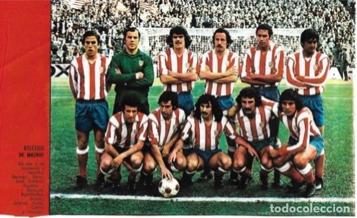 Collezionismo sportivo: ATL&Eacute;TICO DE MADRID: Gran recorte de un equipo de 1974