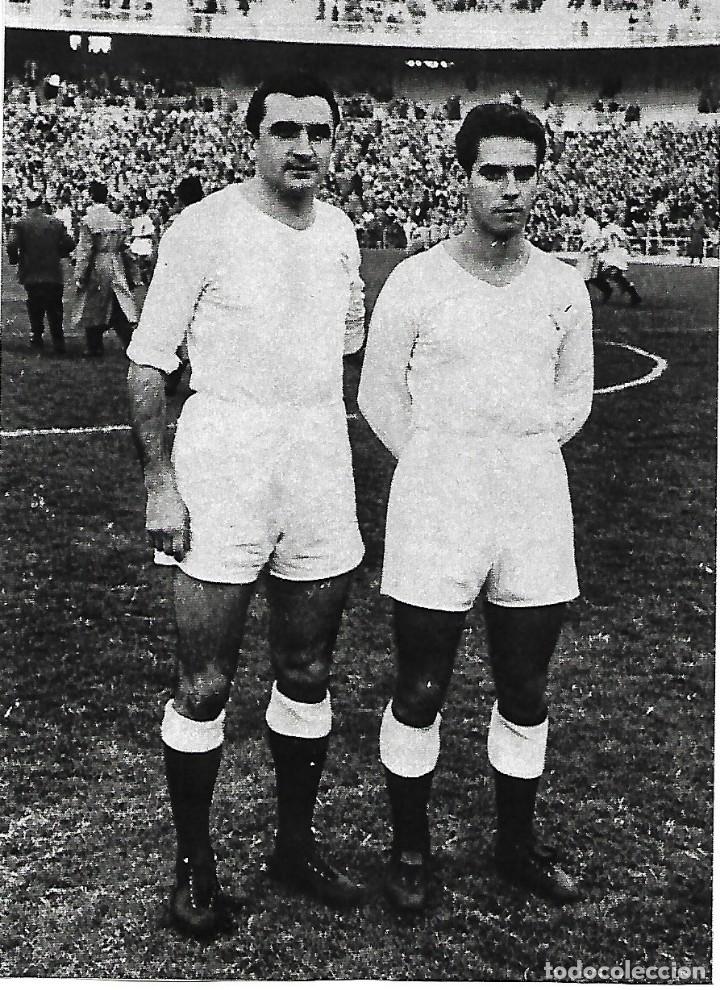 Coleccionismo deportivo: REAL MADRID: Gran recorte de MU&Ntilde;OZ y Z&Aacute;RRAGA.