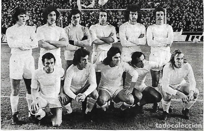 Coleccionismo deportivo: REAL MADRID: Recorte de la temporada 75-76