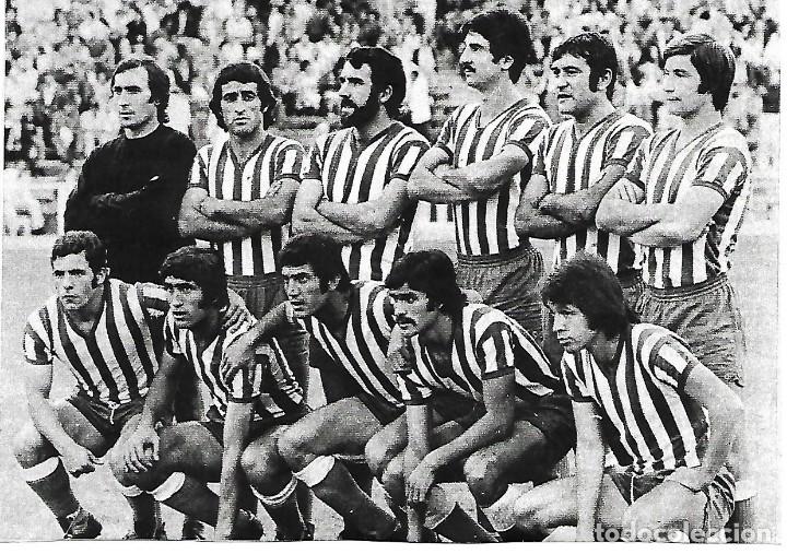 Coleccionismo deportivo: REAL BETIS BALOMPI&Eacute;: Recorte de un equipo de la temporada 73-74