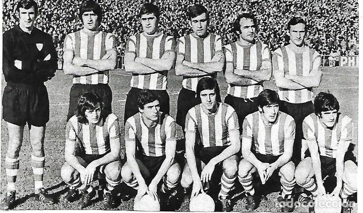 Coleccionismo deportivo: ATHLETIC DE BILBAO: Recorte de un equipo de la temporada 73-74
