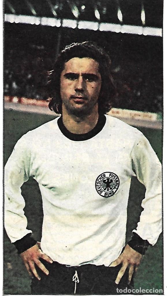 Coleccionismo deportivo: SELECCI&Oacute;N DE F&Uacute;TBOL DE ALEMANIA ( RFA ): Recorte de Torpedo MULLER. 1975