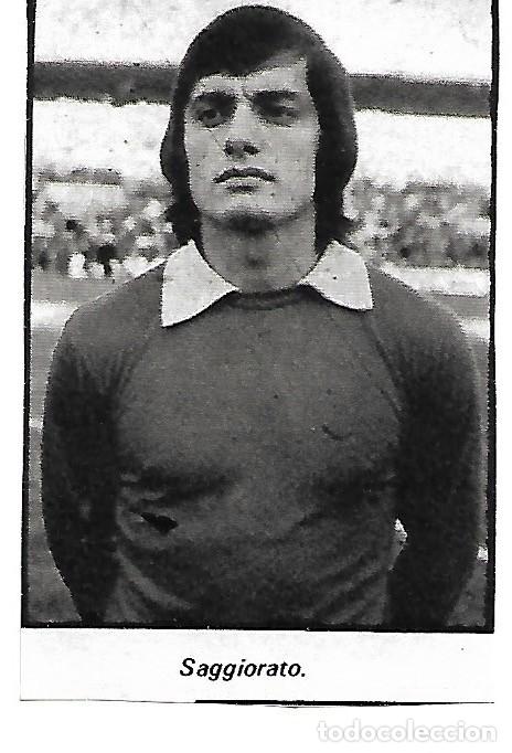 Coleccionismo deportivo: INDEPENDIENTE DE AVELLANEDA ( ARGENTINA ): Recorte de SAGGIORATO. 1975