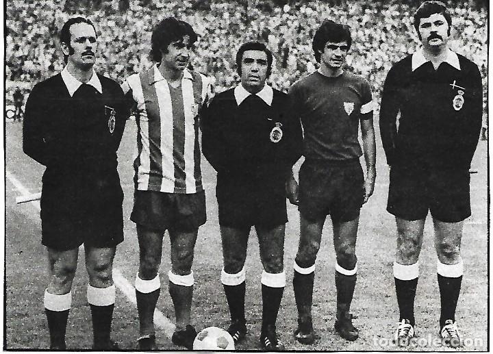 Coleccionismo deportivo: ATHLETIC DE BILBAO: Recorte de ROJO I con G&Aacute;RATE. 1975