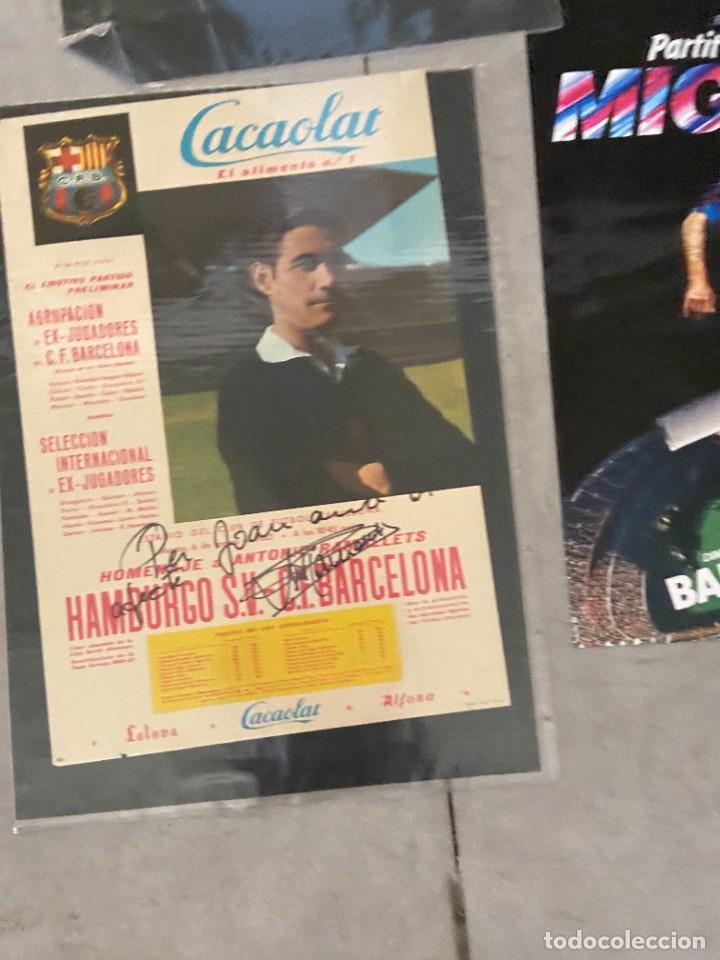 Coleccionismo deportivo: poster homenaje a ramallets firmado y dedicado