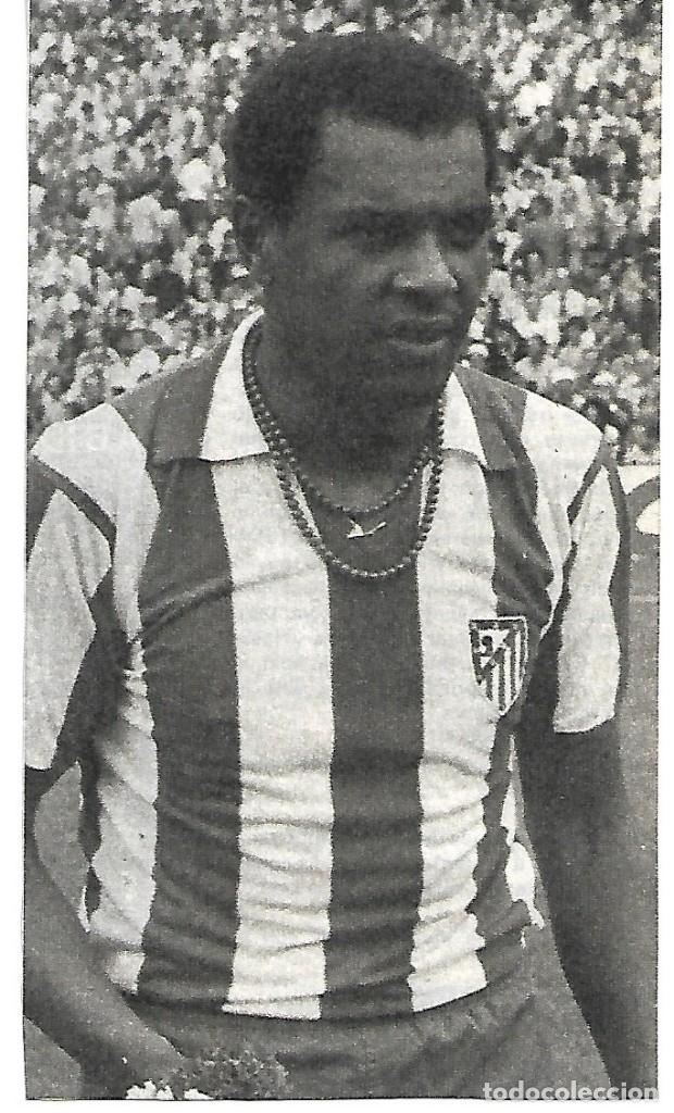 Coleccionismo deportivo: ATL&Eacute;TICO DE MADRID: Gran recorte de LUIZ PEREIRA. 1975