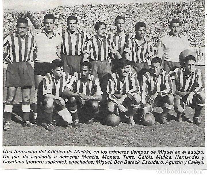 Collectionnisme sportif: ATL&Eacute;TICO DE MADRID: Recorte de un equipo de la temporada 52-53