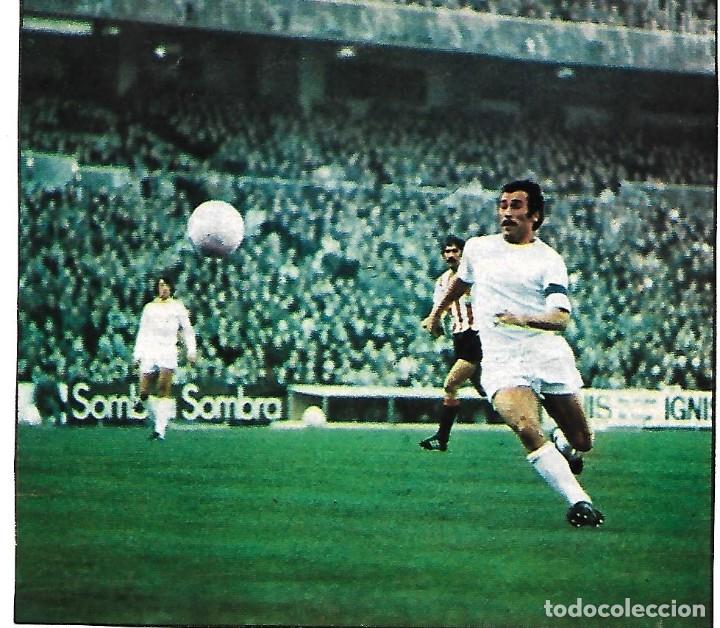 Collezionismo sportivo: REAL MADRID: Recorte de AMANCIO en acci&oacute;n. 1975