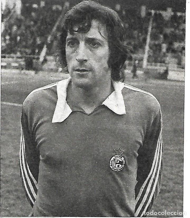 Collectionnisme sportif: RACING DE SANTANDER: Recorte de UFARTE. 1975