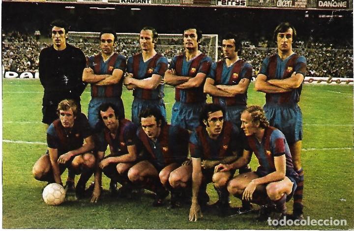 Collectionnisme sportif: BAR&Ccedil;A: Recorte de un equipo de la Copa de 1974