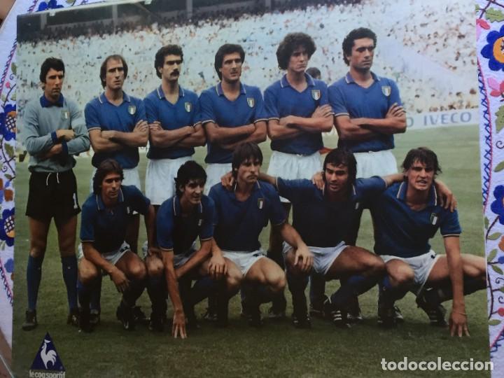 Collezionismo sportivo: Selecci&oacute;n de Italia Poster 50 x 66 cm. A&ntilde;os 80