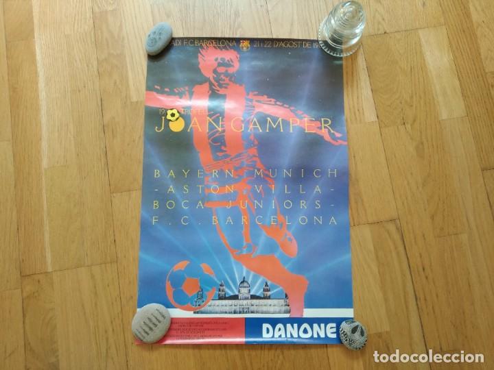 Collezionismo sportivo: Cartel Joan Gamper 1984. Publicidad DANONE