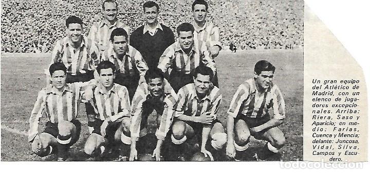 Collectionnisme sportif: ATL&Eacute;TICO DE MADRID: Recorte de un equipo de la temporada 47-48