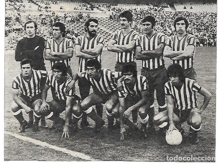 Collezionismo sportivo: REAL BETIS BALOMPI&Eacute;: Recorte de un equipo de 1974