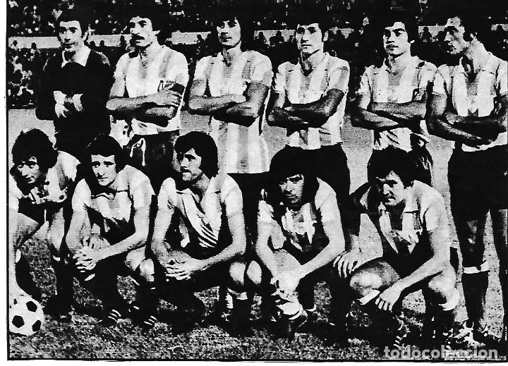 Collezionismo sportivo: CLUB DEPORTIVO M&Aacute;LAGA: Recorte de un equipo de la temporada 74-75