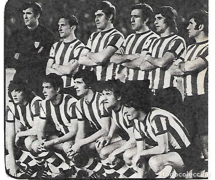 Collezionismo sportivo: ATHLETIC DE BILBAO: Recorte de un equipo de la temporada 72-73