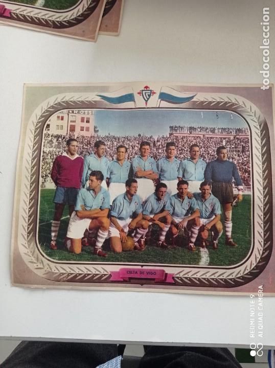 Sammelleidenschaft Sport: Antiqu&iacute;sima l&aacute;mina de carton del equipo Celta de Vigo