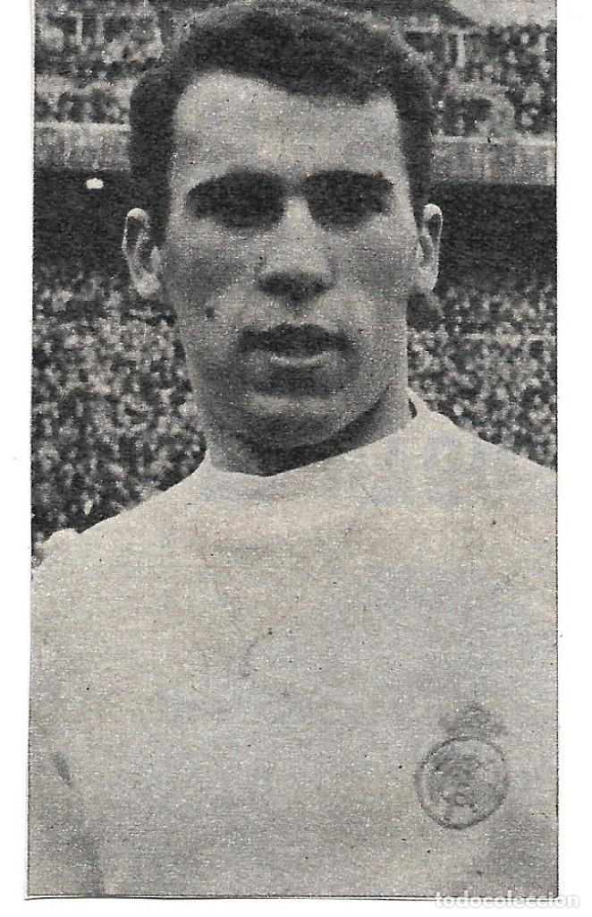 Coleccionismo deportivo: REAL MADRID: Recorte de AMANCIO - Foto 1