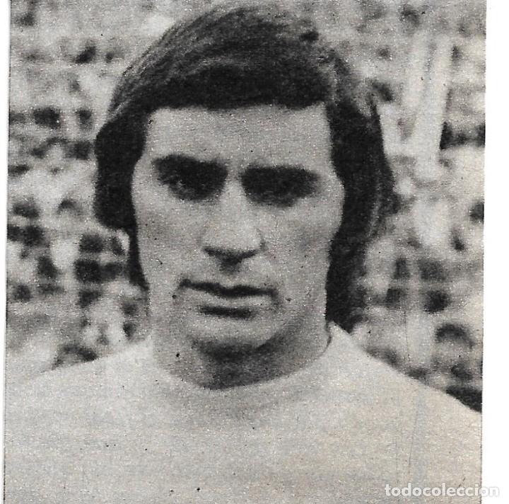 Sammelleidenschaft Sport: REAL MADRID: Peque&ntilde;o recorte de MIGUEL &Aacute;NGEL. 1975