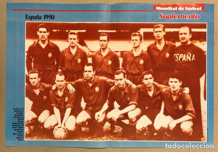 Sammelleidenschaft Sport: SELECCI&Oacute;N ESPA&Ntilde;OLA DE F&Uacute;TBOL 1950. MUNDIAL DE BRASIL (1-0 Vs INGLATERRA).