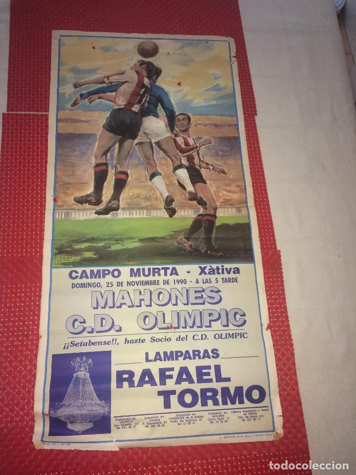 Sammelleidenschaft Sport: MAHONES - C.D. OLIMPIC - CAMPO MURTA - X&Aacute;TIVA - 25 de Noviembre de 1990