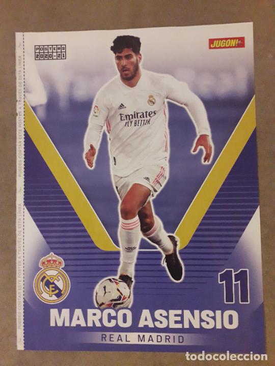 Sammelleidenschaft Sport: POSTER (HOJA) REVISTA JUGON, MARCO ASENSIO (REAL MADRID) / RUBEN (CELTA) 2020-2021
