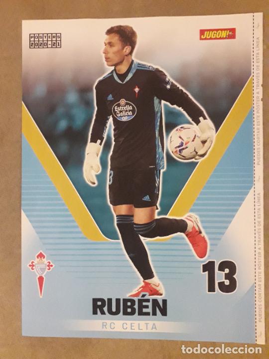 Sammelleidenschaft Sport: POSTER (HOJA) REVISTA JUGON, RUBEN (CELTA) / MARCO ASENSIO (REAL MADRID) 2020-2021