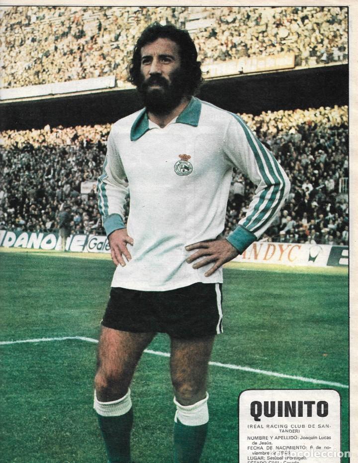 Collezionismo sportivo: RACING DE SANTANDER: P&oacute;ster de QUINITO. 1975