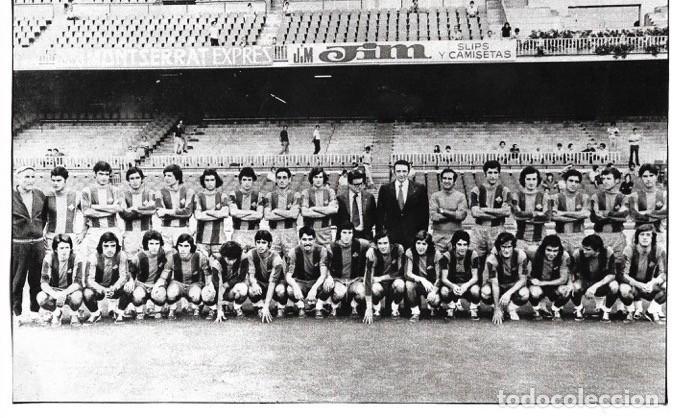 Sammelleidenschaft Sport: BARCELONA ATL&Eacute;TICO: Recorte de la plantilla de la temporada 74-75