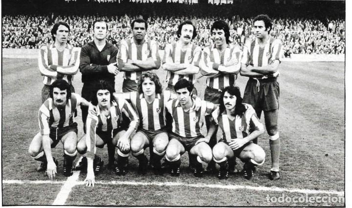 Sammelleidenschaft Sport: ATL&Eacute;TICO DE MADRID: Recorte de un equipo de la temporada 75-76