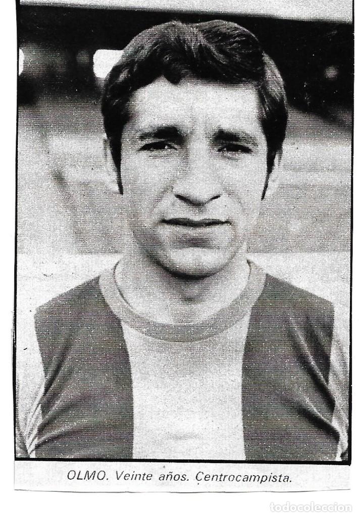 Sammelleidenschaft Sport: BARCELONA ATL&Eacute;TICO: Recorte de OLMO. 1974