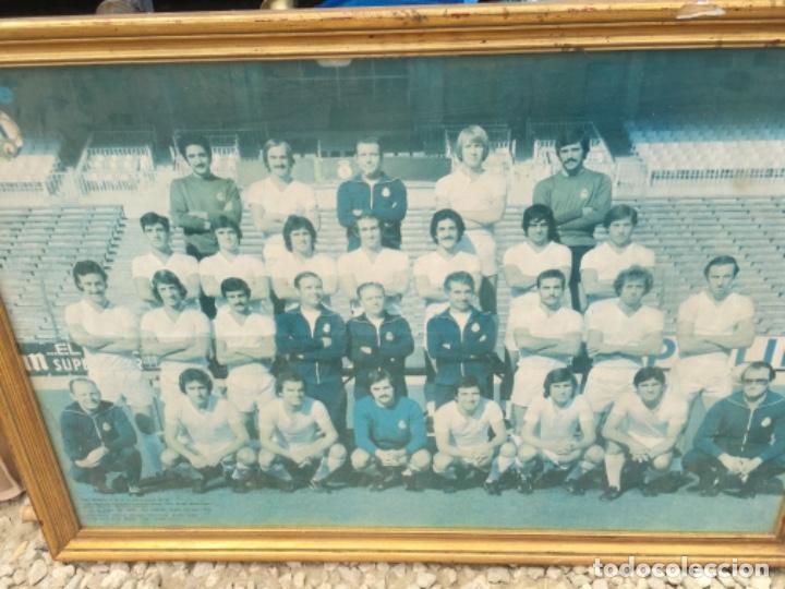 Coleccionismo deportivo: Cuadro del Madrid antiguo - Foto 1