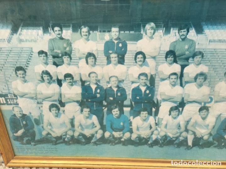 Coleccionismo deportivo: Cuadro del Madrid antiguo - Foto 2