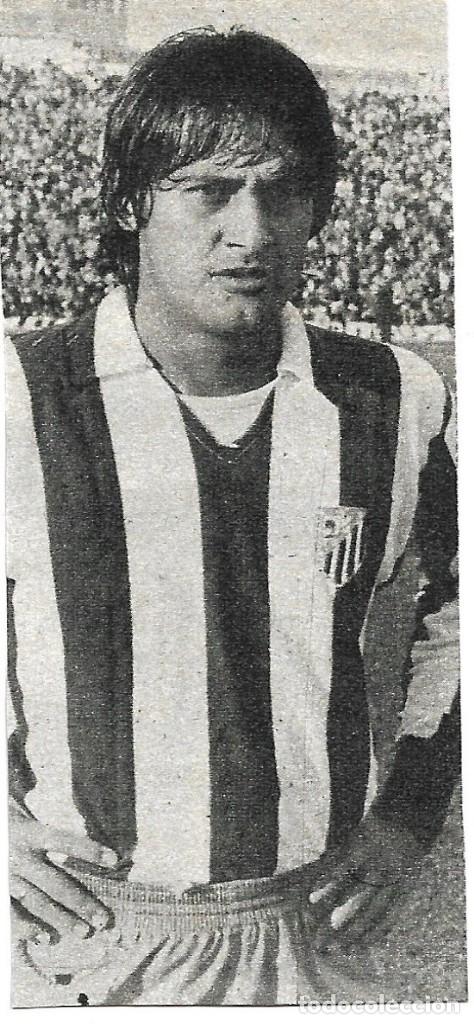Sammelleidenschaft Sport: ATL&Eacute;TICO DE MADRID: Recorte de BENEGAS. 1975
