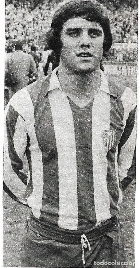 Sammelleidenschaft Sport: ATL&Eacute;TICO DE MADRID: Recorte de AGUILAR. 1975