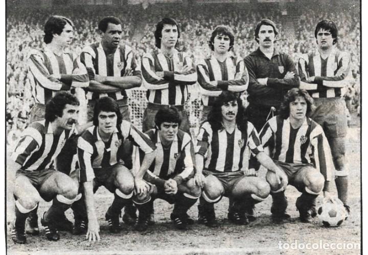 Sammelleidenschaft Sport: ATL&Eacute;TICO DE MADRID: Recorte de un equipo de la temporada 75-76
