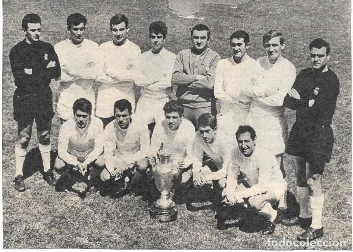 Sammelleidenschaft Sport: REAL MADRID: Gran recorte de los campeones de Europa de 1966, los Ye-y&eacute;s de LA SEXTA