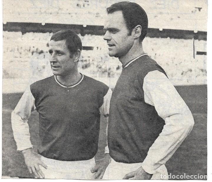 Sammelleidenschaft Sport: STADE DE REIMS: Recorte de MULLER y KOPA en 1969
