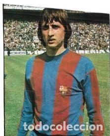 Coleccionismo deportivo: BAR&Ccedil;A: Recorte de CRUYFF. 1974 - Foto 1